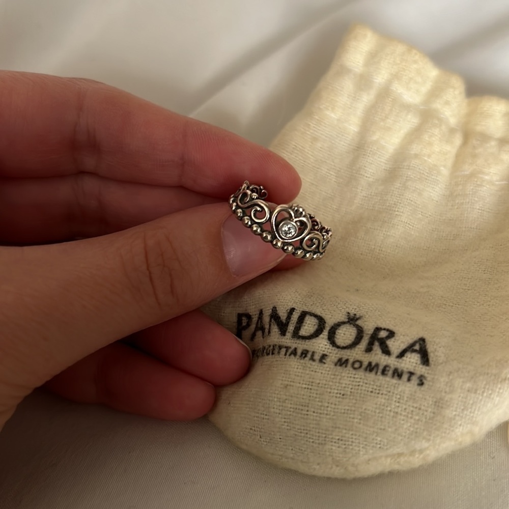 Pandora Princess Tiara Crown Ring